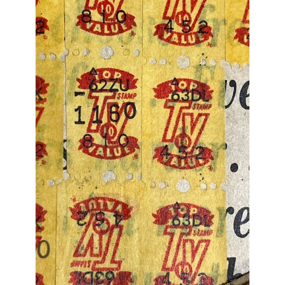 Vintage Holden Red Stamp Saver Books and Top Value Stamp Savings Books - Picture 8 of 12